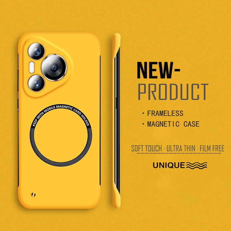 Ultra Thin Frameless Phone Cover - Ultra Dunne Harde PC Magnetische Frameloze