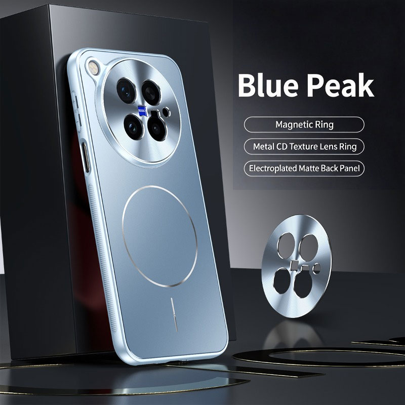 Matte Hard Pc Back Case - Metalen beschermhoes voor de lens van