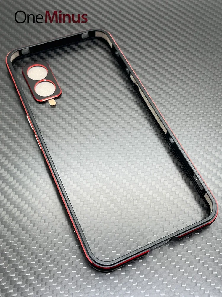 Metal Bumper Aluminum Frame Case - Voor Niets Telefoon 2 Case 1